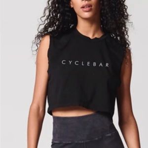 CYCLEBAR branded NUX Ella cropped tank top